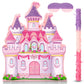 Princess Castle Piñata Bundle Girl Princess Party Piñata Set Include Pink Castle Piñata Stick And Blindfold Mask For Princess Theme Birthday Party Supplies Decor, 16.1 X 13.4 X 3.2 Inch