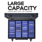 D DACCKIT Toploaders Storage Box - Hard Case for 3" x 4" 35pt Card Holders, Holds 600+ Top Loaders, Durable Plastic