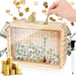 Homgaty Wooden Money Box Money Bank, Clear Countdown Money Saving Box With 10000 Dollars Target, Money Box With Money Target And Numbers To Check For Adults Kids Boys Girls