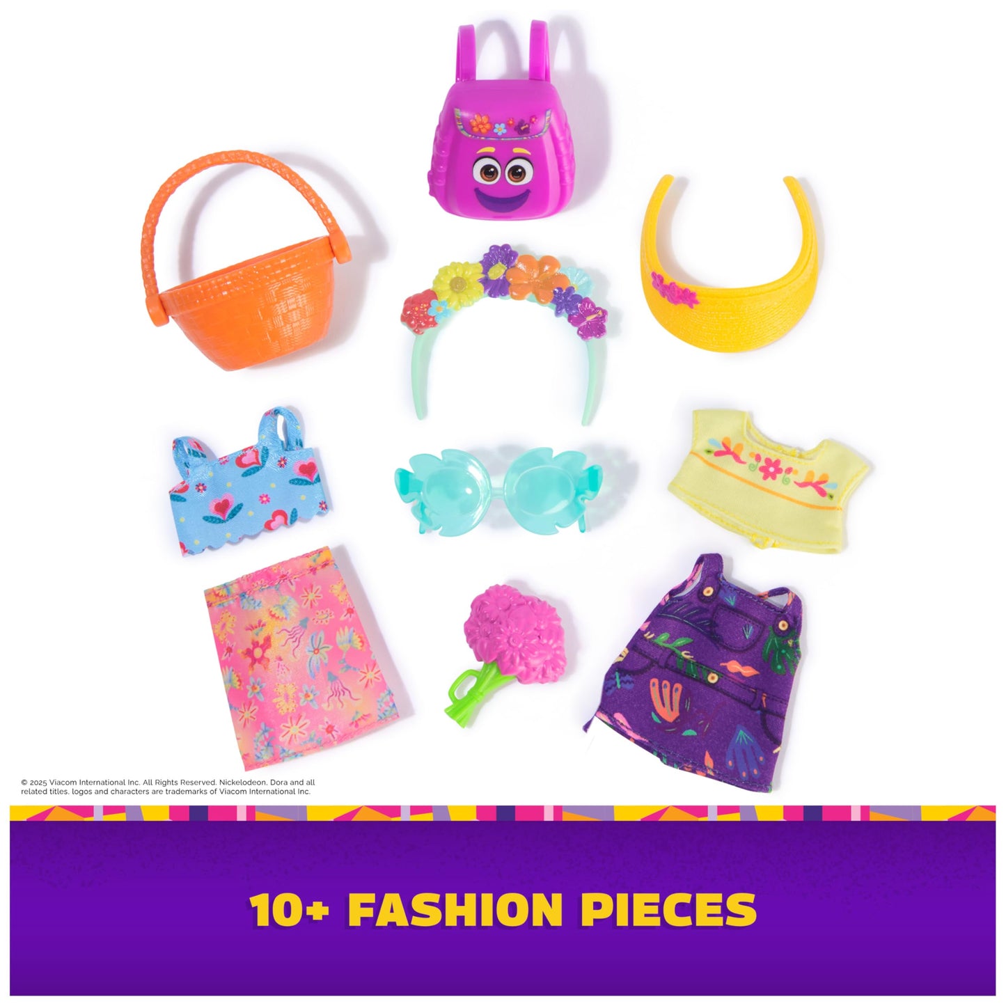 Dora, Dress Up Adventure Dora, 6-Inch Doll With Removable Clothes & Accessories, Kids Toys For Girls & Boys Ages 3 And Up