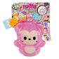 Fluffie Stuffiez Monkey Plush - Small Collectible, Multicolor, Ultra Soft Polyester, ASMR Fidget DIY Fur Pulling, Model 511670
