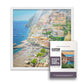 19X19 Puzzle Frame Kit With Glue Sheets | White Mid Century Picture Frame | Real Wood With Uv Resistant Acrylic Front | Made To