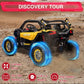 Hetoy 24V 2 Seater Kids Ride on UTV Car w/Remote Control, 4WD Powerful Electric Vehicle with 4x75W Motors, 4 Shock Absorbers, Le