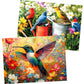 2 Pack Jigsaw Puzzles 300 Pieces for mature-themeds  Hummingbird Puzzle for mature-themeds Kids Seniors  Bird 300 Pieces Puzzle No Dust Pieces Fit Together Perfectly  Challenging Puzzles Family Game Gift Toy