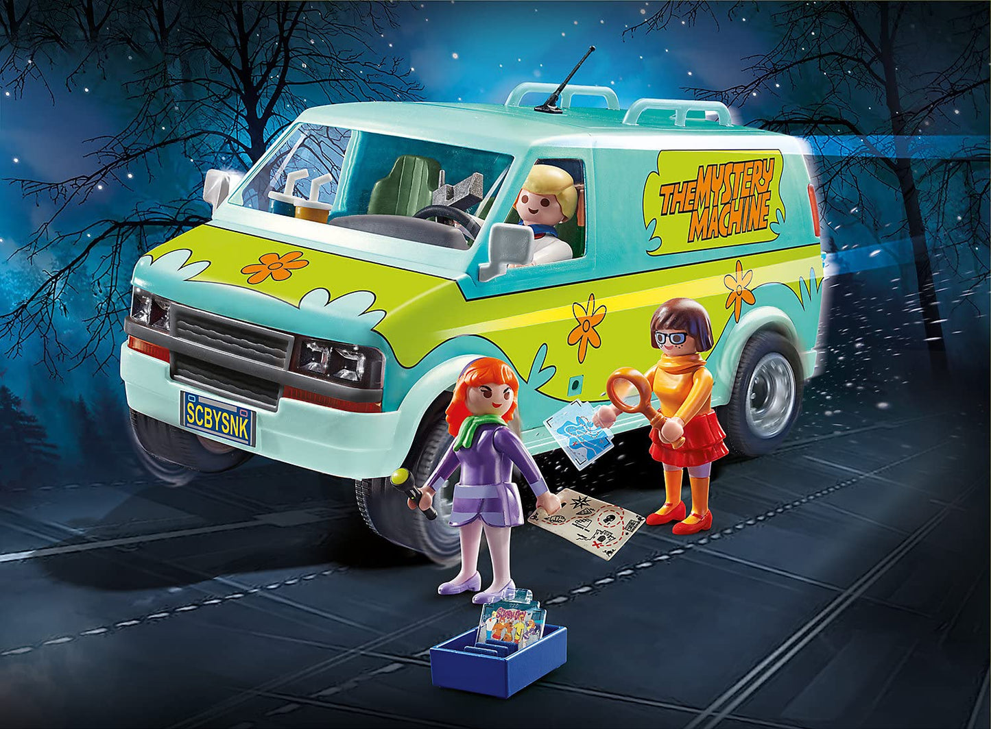 Playmobil Scooby-Doo! Mystery Machine, Standard Size, Multi-Color, Model 70286, Plastic