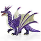 Recur Thunder Dragon Action Figurine, 7.4 Inch Purple Dragon Toys For Boys Girls Kids, Rpg Figures Miniatures For Tabletop Display & Roleplaying, Collectors Toy Age 3 +