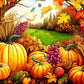 Springbok 500 Piece Fall Harvest Puzzle - Cardboard, Fall Colors (Orange, Yellow, Brown), Model 33-01708 for Adults and Families