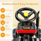 Arbeli 12V 7Ah Ride On Tractor W/Tiltable Trailer & Remote Control, 2X45W Motors, Bluetooth, Music, Shifter, Electric Car For Ki