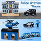 Sainsmart Jr. Wooden Train Set - Interactive Police Playset For Kids | Building Toy With Train, Figures & Accessories | Compatible With Brio, Thomas, Melissa And Doug | Educational Stem Gift