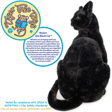 Tigerhart Boone The Black Cat - 13 Inch Stuffed Animal Plush