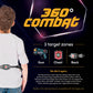 Squad Hero Rechargeable Laser Tag 360 Sensors + LCDs - Set of 4 - Easter Gift Ideas for Kids Teens and Adults Boys & Girls Famil