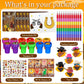 Cinrobiye 144 Pcs Western Cowboy Party Favors, Wild West Coloring Books, Stickers, Tattoos, Stampers, Rubber Ducks, Rainbow Penc
