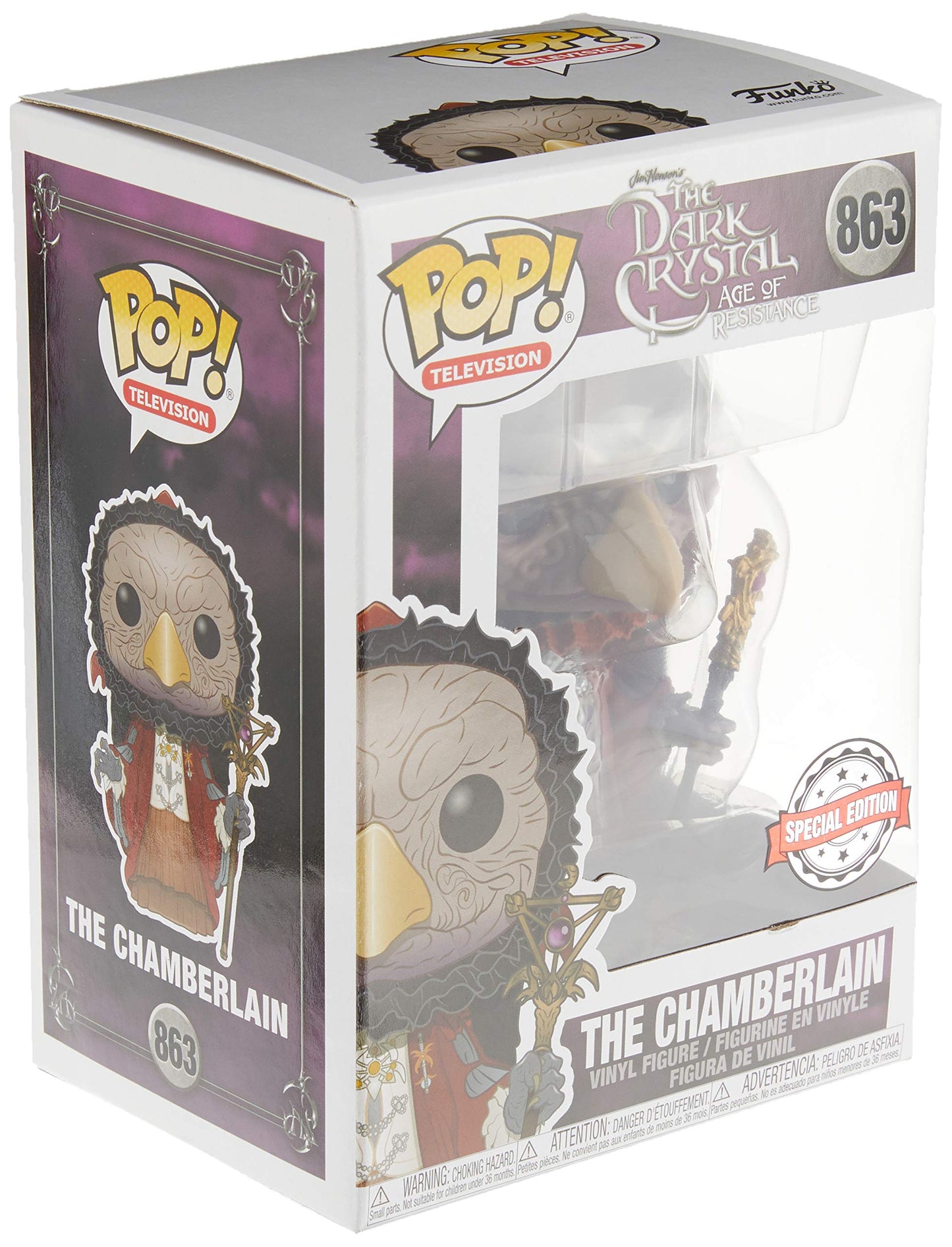 Funko Pop Dark Crystal Chamberlain Skeksis limited availability