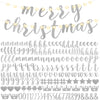 TaoBary 167 Pcs DIY Banner Kit Merry Christmas Glitter Banner Customizable Glitter Make Your Own Banner Kit 162 Letters Symbols 