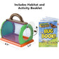 Nature Bound Critter Cage Bug Catcher and Habitat Kit | Insect Netting and Activity Booklet | STEM Educational Toys for Kids | Indoor and Outdoor Use | 8.5 x 5.75 x 8 | Green