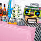 Irenare Car Birthday Party Supplies Racing Decorations 50S Party Tablecloth Racetrack Table Runner Table Covers For Kids Boy Car Theme Birthday Decor, 54 X 108 Inch(Pink,3 Sheets)