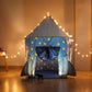 Rocket Ship Play Tent For Boys Foldable Pop Up Tents For Indoor/Outdoor 3/4/5/6/7/8/9 Year Old Kids Toys