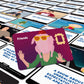 Bubblegum Stuff Sloppy Synopsis Card Game - 55 Iconic Shows - Hilarious TV Trivia - Model BG2310 - Perfect for Game Nights