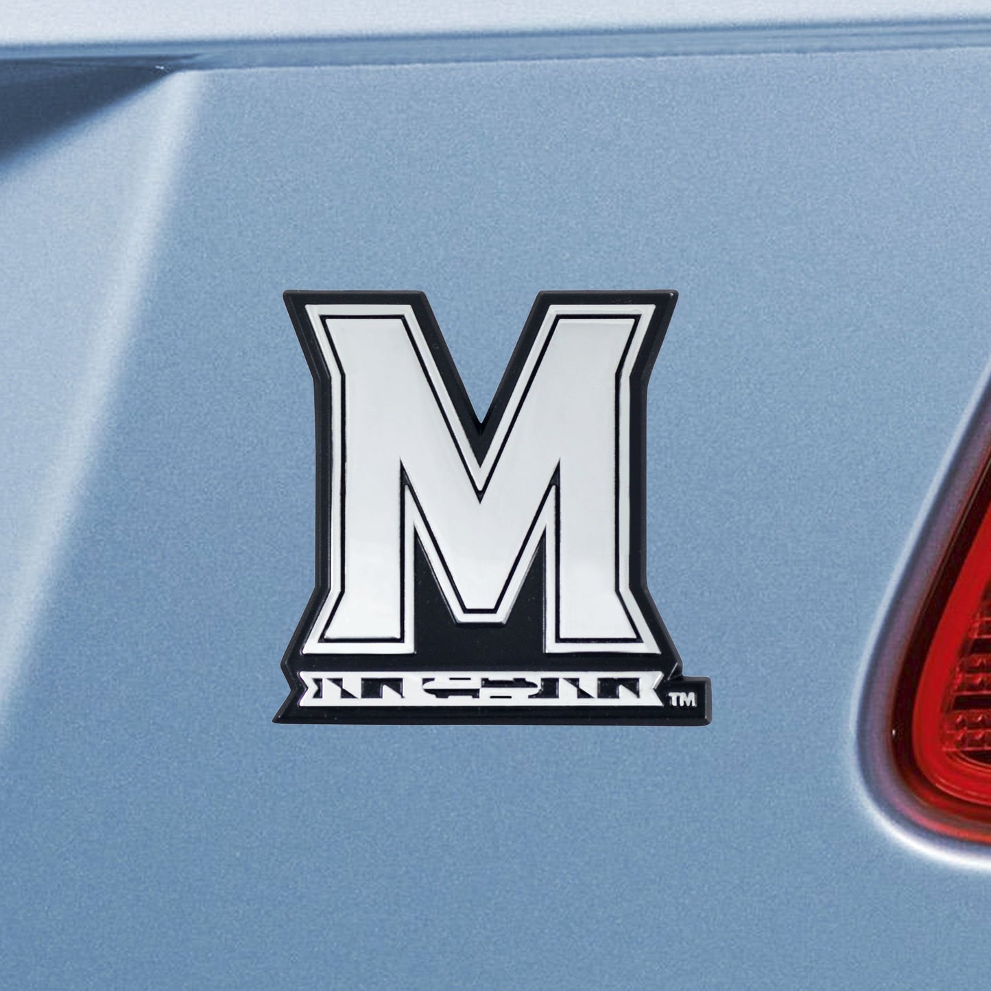FANMATS - 14911 NCAA University of Maryland Terrapins Chrome Team Emblem 3.1x3.2