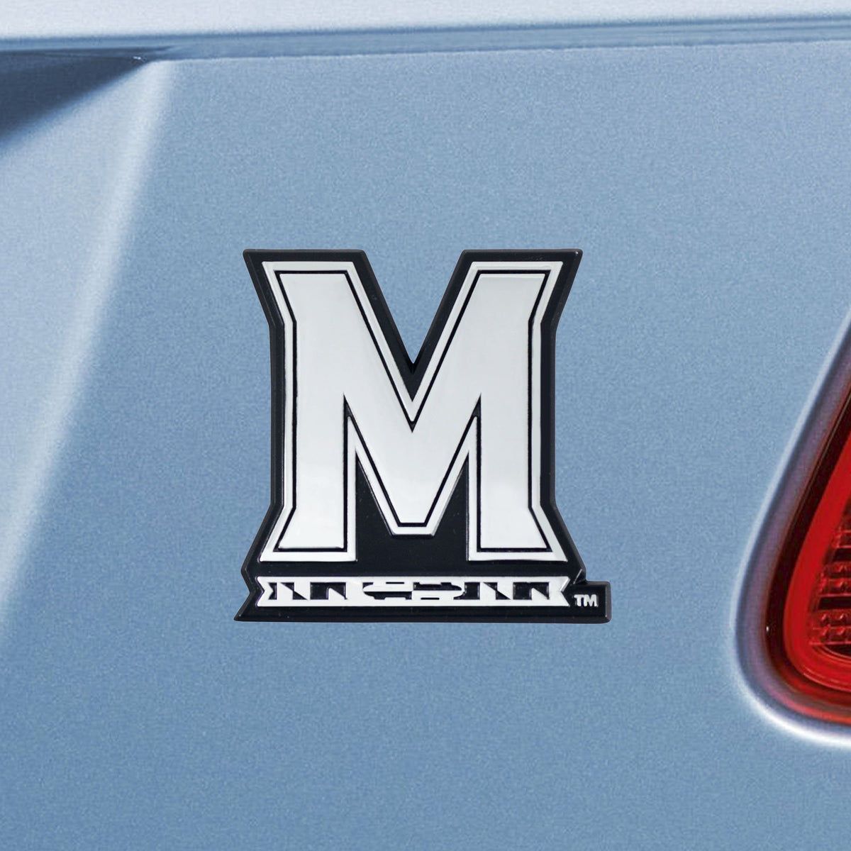 FANMATS - 14911 NCAA University of Maryland Terrapins Chrome Team Emblem 3.1x3.2