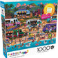 Buffalo Games - Pun Fuzzles - Hawaiian Food Truck Festival - 1000 Piece Jigsaw Puzzle