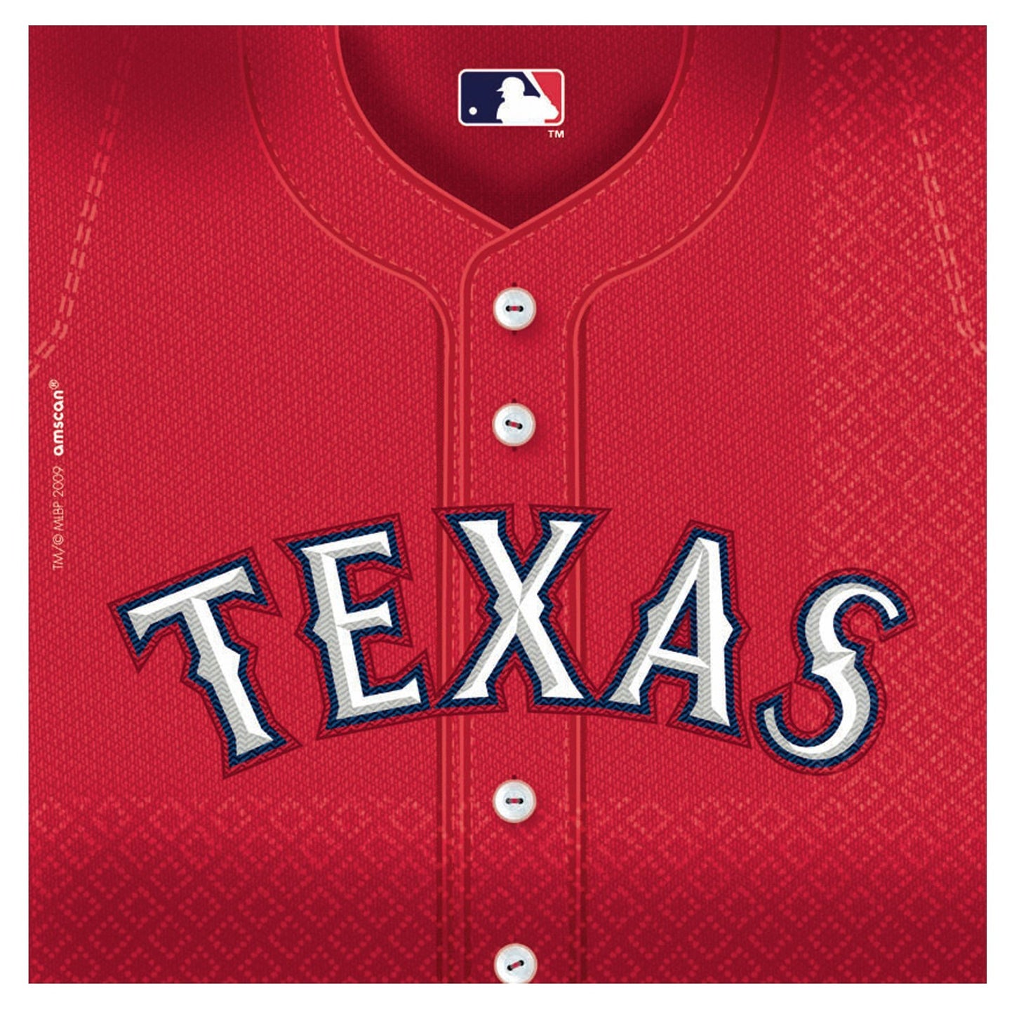 Texas Rangers Party Napkins  36 Ct
