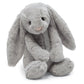 Jellycat Bashful Grey Bunny Stuffed Animal, Small 7 Inches | Rabbit And Bunny Plush Toy | Classic Children'S Gift