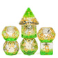 Cusdie 7-Die DND Dice, Polyhedral Dice Set Filled with Animal, for Role Playing Game Dungeons and Dragons D&D Dice MTG Pathfinde