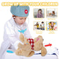 15-Piece Dog Toys For Kids - Walking Dog Stuffed Toy With Pet Cage, Doctor Role Play Toy Dogs With Pet Care Playset, Puppy Toys