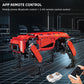 Mould King Robot Dog Building Kit - 936 Pieces, Plastic, Red, Model 15067, Motor & APP Remote Control, Gift for Ages 8+ and Adults