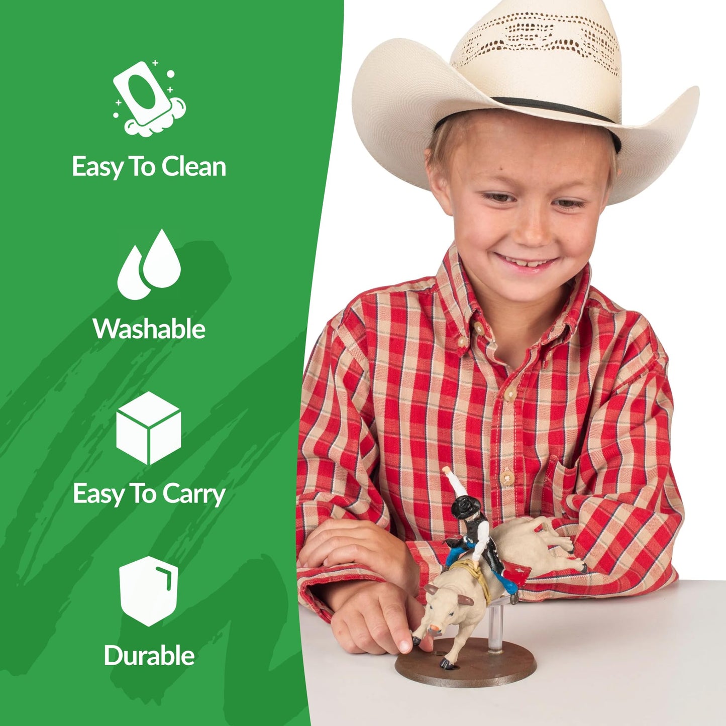 Big Country Toys Bull Riding Bodacious Figure - Multicolor Plastic Toy