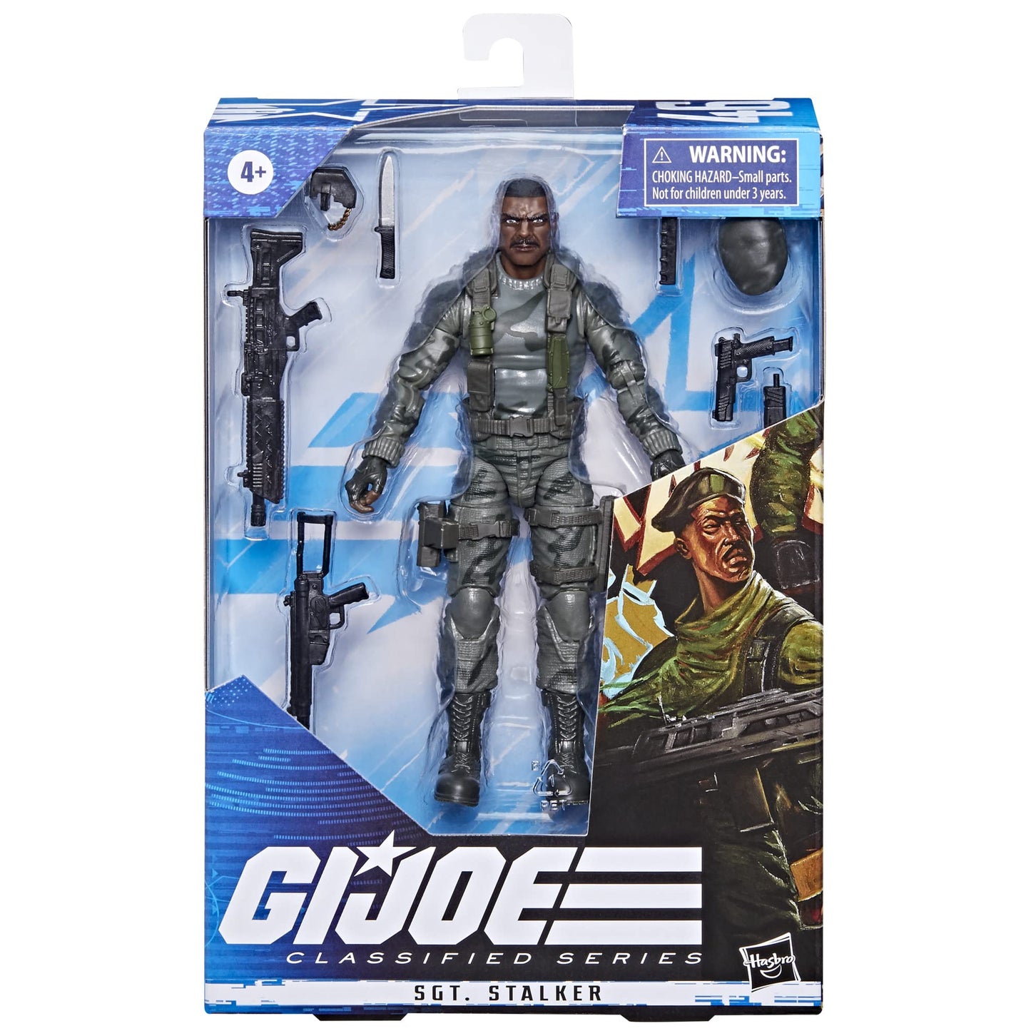 G.I. Joe Classified Series Lonzo Stalker Wilkinson Action Figure 46 Collectible Toy  Multiple Accessories 6-Inch-Scale  Custom Package Art