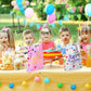 PintreeLand Happy Birthday Party Favor Bags 40 PCS Plastic Goodies Return Gift Bags for Kids Baby Girls & Boys Birthday