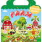 Benresive Reusable Sticker Book For Toddlers 2-4 Years, Fun Travel Stickers For Kids, Waterproof Sticker Books For Toddlers 1-3, Crafts Activities For Todddlers 1-3 2-4 3-5 - Farm