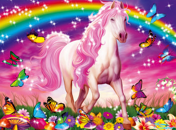 Ravensburger Horse Dreams Glitter Jigsaw Puzzle - 100 Unique Pieces | Perfect Interlock Fit | Vibrant  Glare-Free Design | Ideal for Kids Aged 4-8