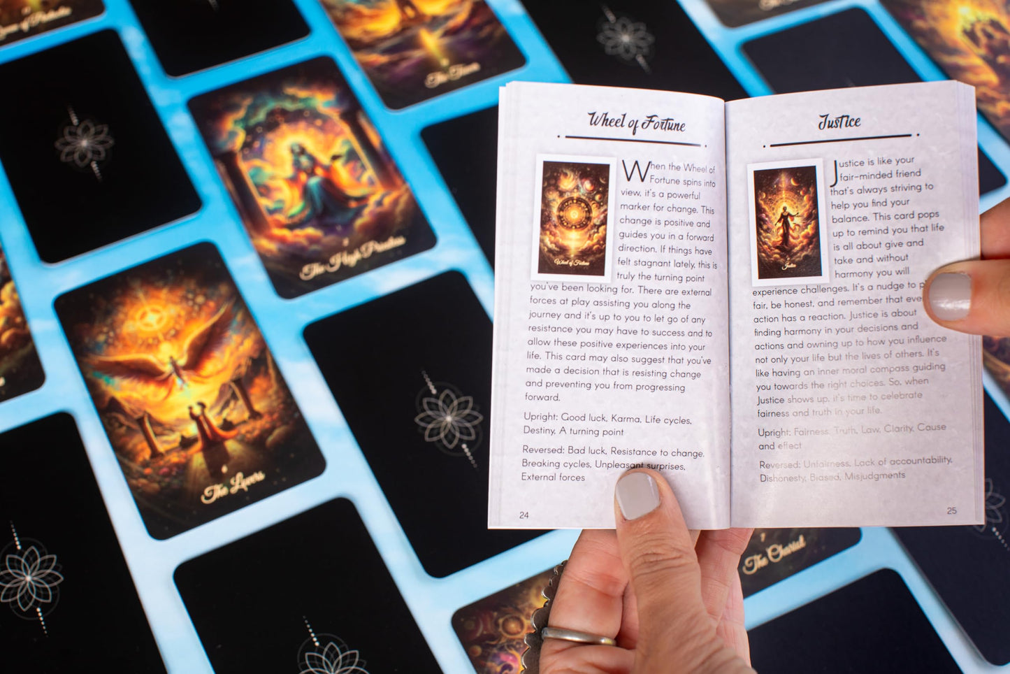 Tarot Cards With Guide Book For Intuition And Spiritual Protection - Vibrant Tarot Cards Deck With Original Archetypes - Tarot C
