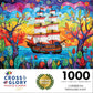 Cross & Glory - Santa'S Yuletide Village - 1000 Piece Jigsaw Puzzle For Adults | Christmas Theme | Santa-Themed Holiday Challeng