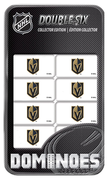 MasterPieces NHL Vegas Golden Knights Collector Edition Double Six Dominoes