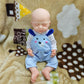Aisite Platinum Silicone Reborn Baby Dolls Boy - 18 Inch Full Silicone Baby Boy Eyes Closed, Christmas&Birthday Gifts, Suitable For 3+