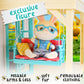 Honey Bee Acres Buzzby Farmhouse, Dollhouse Playset With Miniature Doll Figure, Furniture And Accessories. 25 Pieces, Ages 3+