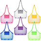 Frienda 6 Pieces Mesh Beach Tote Bag Portable Travel Mesh Bag Large Mesh Beach Bag Toy Organizer Storage Bag Away from Sand for 