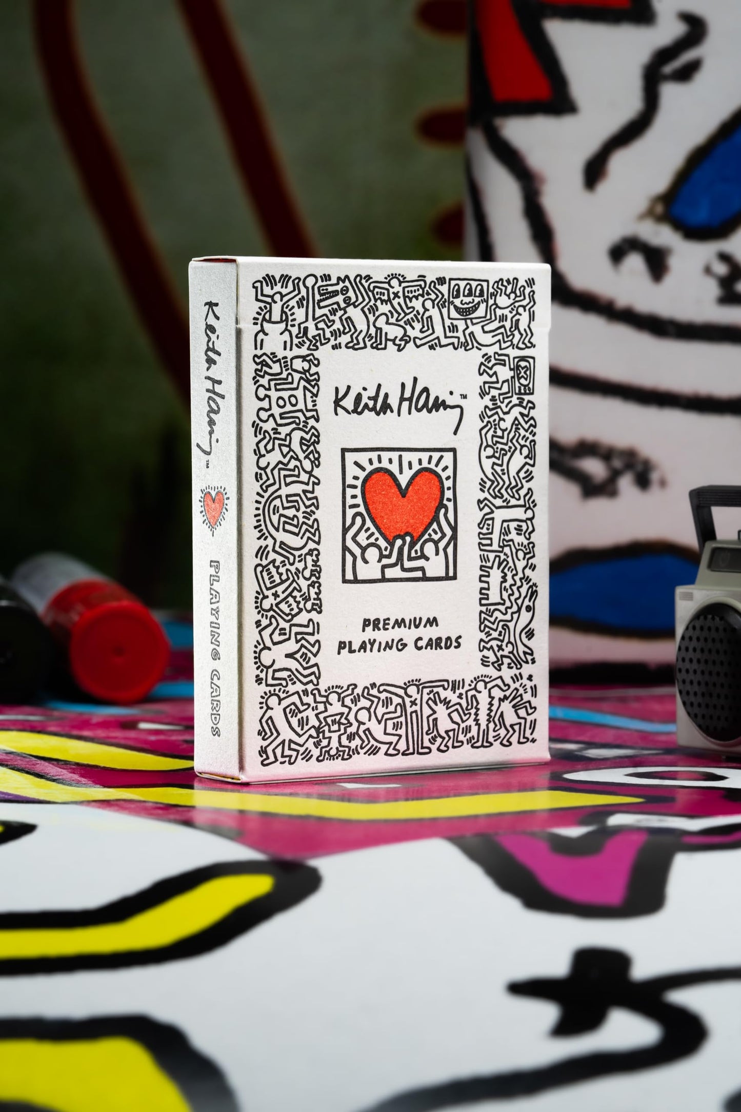 theory11 Keith Haring enhanced Playing Cards  game-style Size Standard Index