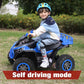 Soar Remote Control Four Wheeler for - Electirc Toddler 4 Wheeler for 3-6, Ride on ATV 12v Battery Powered, Kids Quad with LED L