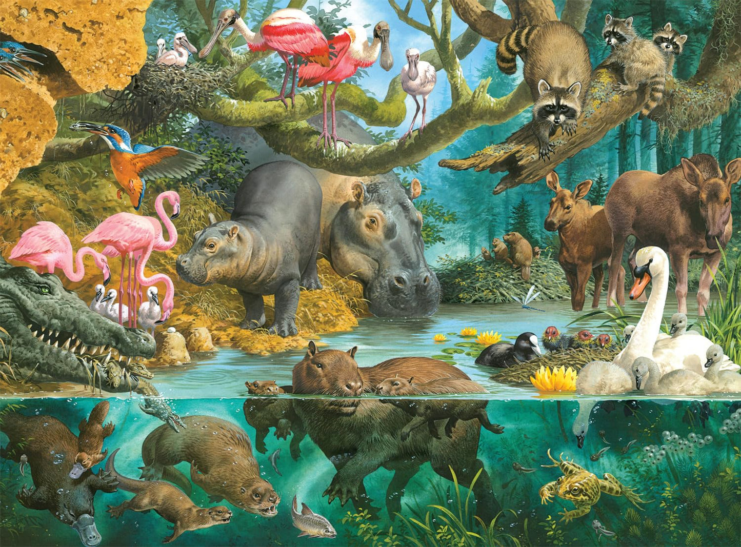 Buffalo Games - John Francis - Waterside Nursery - 1000 Piece Jigsaw Puzzle For Adults -Challenging Puzzle Perfect For Game Nights - Finished Size Is 26.75 X 19.75