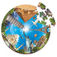 Webby Wooden Seven Wonders Of The World Jigsaw Puzzle | Birthday Gift For Boys & Girls, 60 Pcs, Multicolor