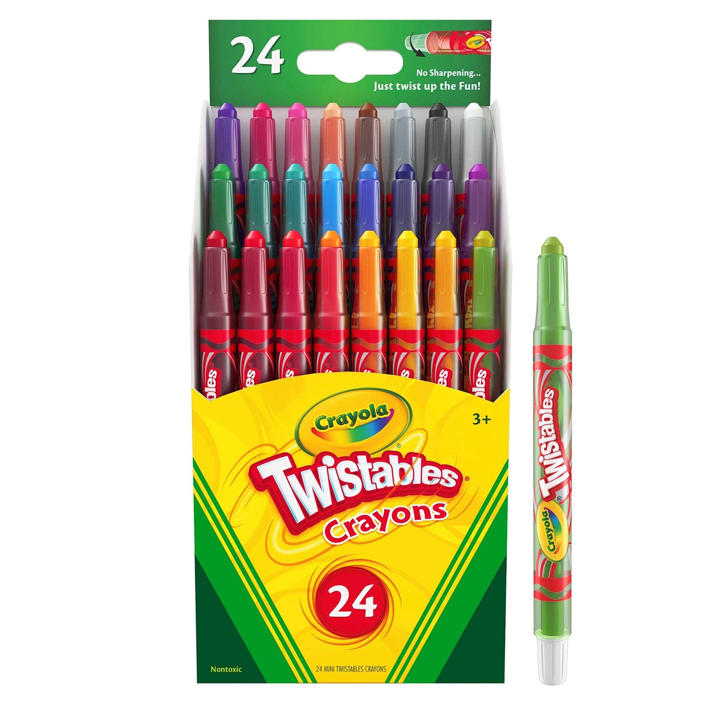 Crayola Mini Twistable Crayons, 24 Count