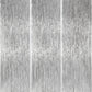 ParyWoo Silver Streamers 3pcs Tinsel Backdrop 8.2FT Metallic Tinsel Foil Fringe Streamer Curtains Party Photo Booth Backdrop for