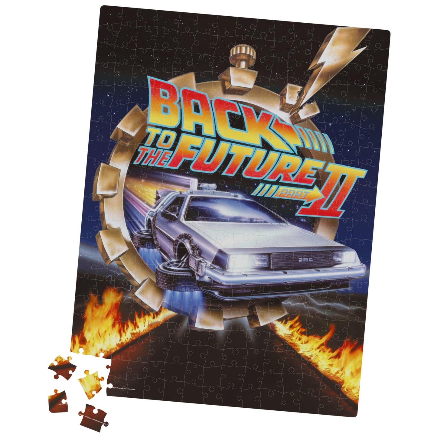 Back To The Future 2 Movie, 500-Piece Jigsaw Puzzle In Plastic Retro Blockbuster Vhs Video Case, For Adults And Kids Ages 8 And