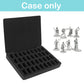Minahao Hard EVA Minature Figure Box - 36 Slot Figurine Carrying Case Pre-grooved foam layer Compatible with Warhammer 40k  DND & All Small Based Miniatures (Case Only)