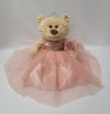 KINNEX COLLECTIONS Quinceanera Last Doll Teddy Bear 20" Rose Gold Dress Model B16632
